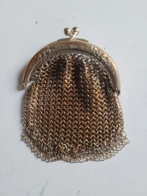 ANCIENNE petite AUMÔNIÈRE BOURSE porte louis -porte monnaie - Photo 1/4