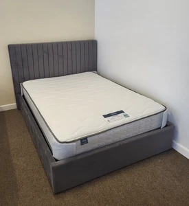 Ottoman Storage Bed with Silentnight Pocket 800 Mattress | 4'6 Double - Picture 1 of 8