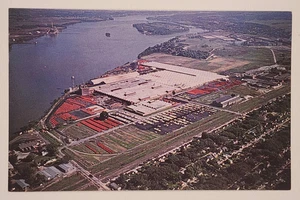 Postal de East Malone Works - International Harvester Company - Illinois - Imagen 1 de 2
