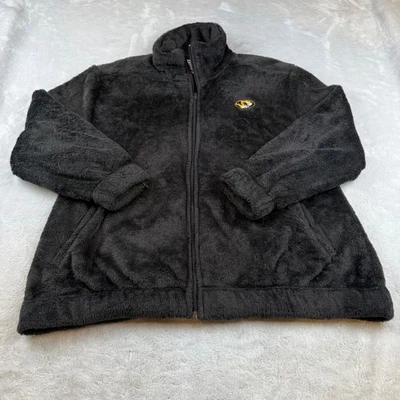 Champion Missouri Tigers Mizzou Fleece Zip Up Jacket Women's Size L Gray - Image 1 of 4