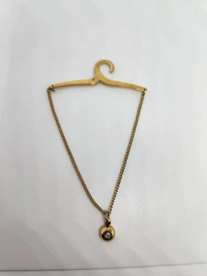 2 " Wide Pierre Cardin Button Style Tie Bar Gold Tone - Image 1 of 4