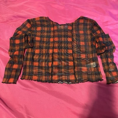 Camiseta corta Arizona roja de malla a cuadros con camiseta sin mangas a juego M�� Foto 1 de 4