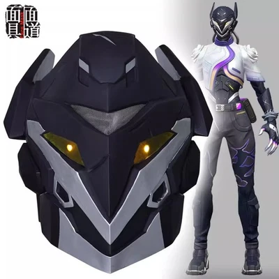VALORANT Vyse Luminous Helmet Mask Wearable Performance Props Cosplay Headgear - Image 1 of 4