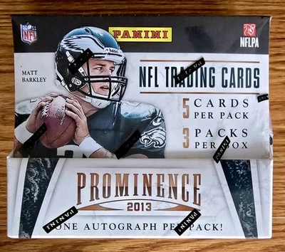 2013 Panini Prominence NFL Hobby Box 3 Autos Travis Kelce Rookie Year - Image 1 of 4