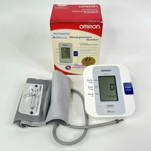 Omron HEM 712C Automatisches Blutdruckmessgerät mit Manschette - getestet - Bild 1 von 3