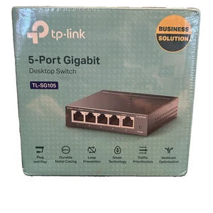 TP-Link TL-SG105 5 Port Gigabit Desktop Switch - Picture 1 of 2