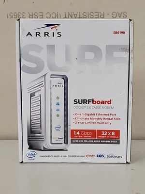 ARRIS SURFboard DOCSIS 3.0 Cable Modem - SB6190 - Image 1 of 4
