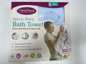 ClevaMama Schürze Baby Badetuch rosa 0+m - Bild 1 von 7