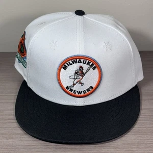 Seltener Hut Club exklusiv New Era Cold As Ice Schneemann Milwaukee Brewers nicht verstellbar 7 - Bild 1 von 9