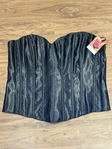 Tesa Black Corset NWT Women’s Size 38 - 019 - Picture 1 of 3