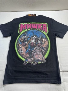 Mishka Men's MNWKA Short Sleeve Black Size M Graphic Print (Youth Size) - Picture 1 of 8