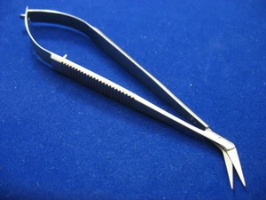PREMIUM O.R GRADE CASTROVIEJO MICRO SURGERY OPHTHALMIC SCISSORS 5.5" ANGULAR - Picture 1 of 3