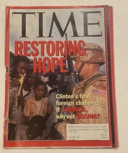 TIME MAGAZINE December 21st 1992 Issue RESTORING HOPE: Clinton's Challenge - Foto 1 di 1