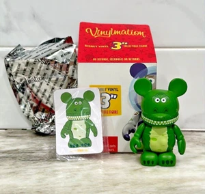NIB REX DINO TOY STORY 1 DISNEY VINYLMATION 3" FIGURE ORIGINAL BOX FOIL & CARD - Picture 1 of 12
