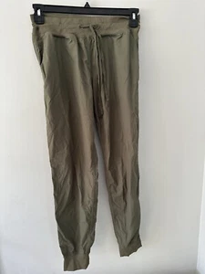 Zyia Active Green Striped Jogger Pants Women's Size M - Picture 1 of 7