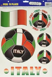 Beistle Peel 'N Place Stickers, 12-Inch by 17-Inch, Italy - Picture 1 of 2