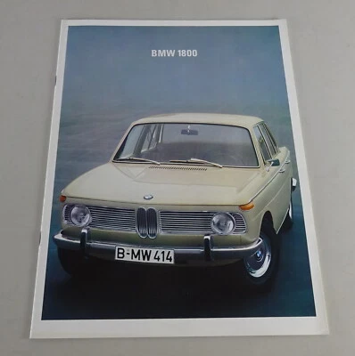Folleto BMW 1800 Nueva Clase Stand 06/1967 Foto 1 de 4