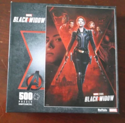 Buffalo Games Marvel Puzzle Black Widow #03350 (500 Pieces) New - Image 1 of 4