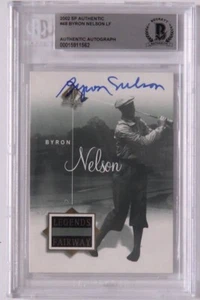 Bryon Nelson Signed 2002 Upper Deck SP Authentic Beckett - Picture 1 of 2
