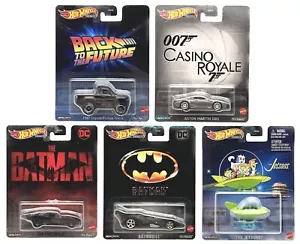 Set of 5 - Hot Wheels 2023 Retro Entertainment (w/ back to the future ) IN HAND - Picture 1 of 1