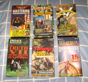 Lot of 6 TURKEY HUNTING Vhs M.A.D. Calls Knight & Hale Primos Jolly's Outdoors - Picture 1 of 1
