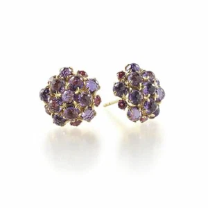 Rare Ippolita 18K Yellow Gold Lollipop Multi Stone Amethyst Earrings $4,995 - Picture 1 of 7