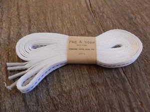 Neu Rag & Bone Sneaker Schuhe High Top Ersatz weiß & grau Schnürsenkel 52"  - Bild 1 von 4