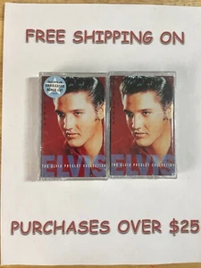 SEALED THE ELVIS PRESLEY COLLECTION LOVE SONGS GREATEST HITS 2X CASSETTE SET - Picture 1 of 2