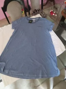 Jockey Women’s Night Shirt Blue Chambray / Indigo SS Chest Pocket Size XXL NWT - Picture 1 of 4