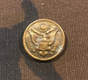 US Army 23mm 37 Ligne Antique Army Uniform Button - Picture 1 of 1
