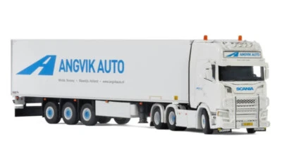 1:50 for WSI for SCANIA S HIGHLINE CS20H 6X2 TAG AXLE REEFER TRAILER - 3 AXLE - Image 1 of 3