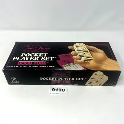 Trivial Pursuit 1987 Boob Tube Pocket Player Set  - Complete - Image 1 of 4
