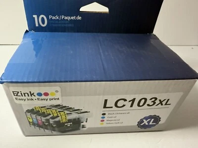 E-Z Ink LC103XL BROTHER Compatible Ink Cartridge - 10 Pack NEW - Image 1 of 2