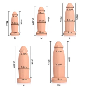 anal Butt Soft Plug Dil lube but expansion lubricant ice heat cooling fire 2 - Picture 1 of 12