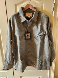 Filson Wool Jac Shirt - Light Heather Gray - Size 2XL - New With Tags - Picture 1 of 12