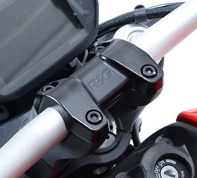 Ducati Monster 1200 (2014-2016) - R&G Racing Handlebar Clamp - HCL0001BK