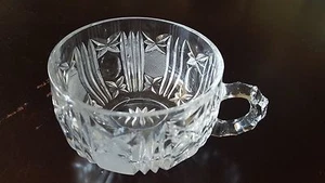 Cut Glass Handled Cup - Picture 1 of 1