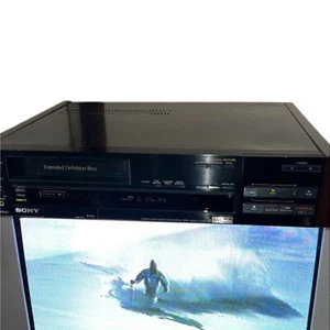 SONY Hi-Band Betamax ED Beta Deck Video Cassette Recorder EDV-5000 Work Tested - Picture 1 of 10