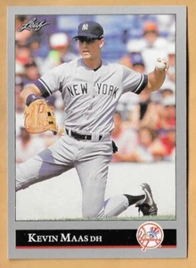 KEVIN MAAS NUEVA YORK YANKEES #284 sin punto inc - Hoja casi nuevo - Como nuevo 1992 - Imagen 1 de 2