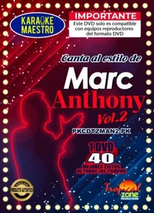 Karaoke Marc Anthony Vol. 2 DVDs 40 beste Songs aller Zeiten - Bild 1 von 3