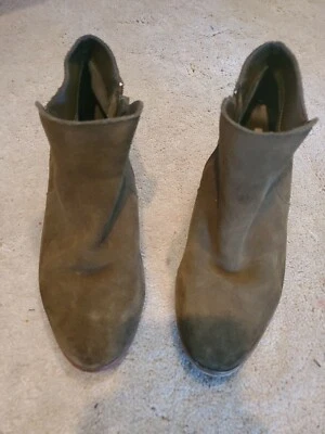 Ecote Botines Verde Oscuro Talla 8 Gamuza Superior Foto 1 de 4