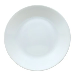 Corelle Plate Vitrelle Glass 17cm Winter Frost White Microwave Dishwasher Safe - Picture 1 of 2