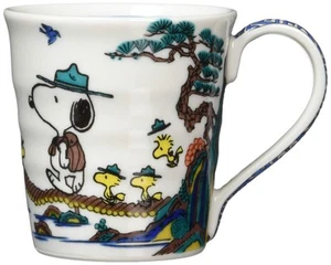 PEANUT (Snoopy) Kutani ware (300ml) Sansui - Imagen 1 de 2