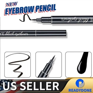 NUEVO DELINEADOR DE OJOS Pluma Impermeable Maquillaje Delineador de Ojos Negro EE. UU. - Imagen 1 de 6