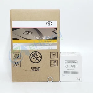 Genuine Mitsubishi Outlander Phev Oil Filer & Toyota 5W30 Oil 2014 - 18 MD360935 - Picture 1 of 1