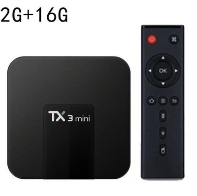TX3 Mini For Android10 4K SMART TV  Media Player Quad-Core WIFI 2GB+16GB - Image 1 of 4