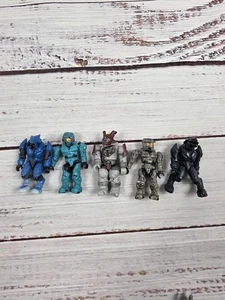 LOT 5 HALO MEGA CONSTRUX BLOKS UNSC Spartan, Etc MINI FIGURE Mixed Lot 11 - Picture 1 of 4