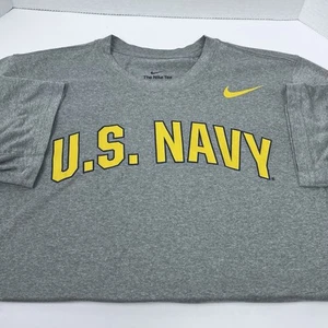 The Nike Tee Men's Dri-Fit US Navy Graphic Print Performance Tee Shirt Size M - Picture 1 of 8