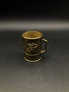 Vintage Tchibo Kaffee Maß aus  Messing Messbecher 60er Jahre - Bild 1 von 5