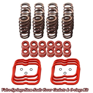 12 High RPM Valve Springs Stem Seal & Gaskets Kit For Cummins 6BT 5.9 12V 89-98 - Picture 1 of 8